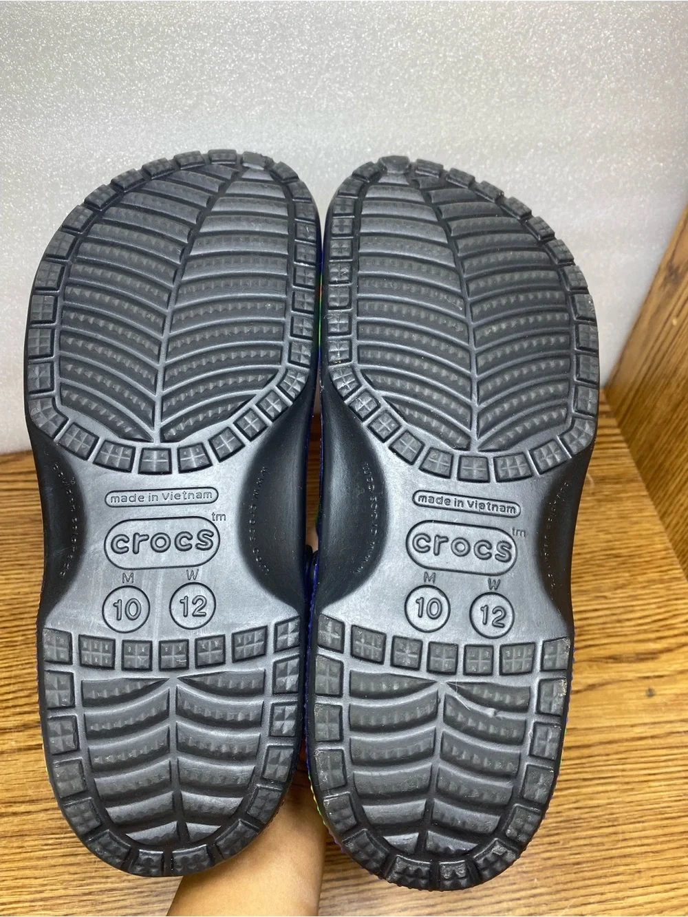 Crocs Classic Clog Solarized Tied Dye Multi Color Unisex Men’s Size 10 Women 12